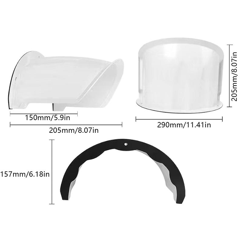 Protective Covers Shield Wall Waterproof Rainproof Cover Cctv Turret Dome Cameras Protection Box Security Camera Protection Case