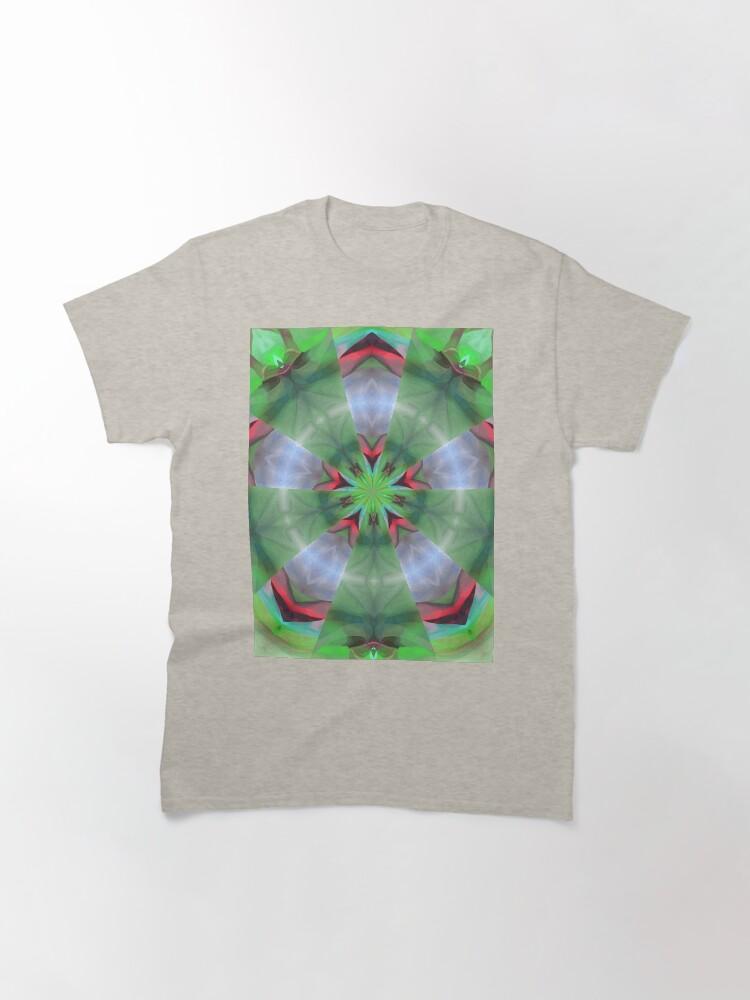 Pentangle Pastel Shades Multicolored Kaleidoscope Pentangle Pattern 5 Classic T-Shirt