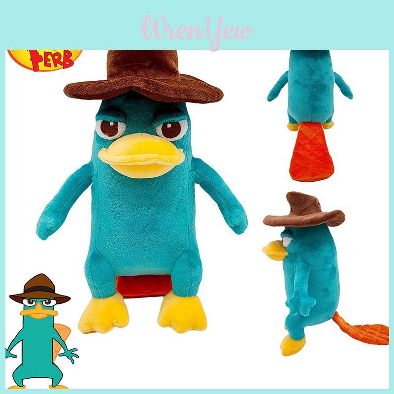 9.8in Perry das Schnabeltier Plüschpuppe Weiches Stofftier Spielzeug Kinder Weihnachtsgeschenk