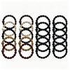 20PCS/Set Basic Bean Elastic Hair Bands For Women Girls High Ponytail Hair Tie Scrunchie Rubber Band Hair Ring Hair Accessories
