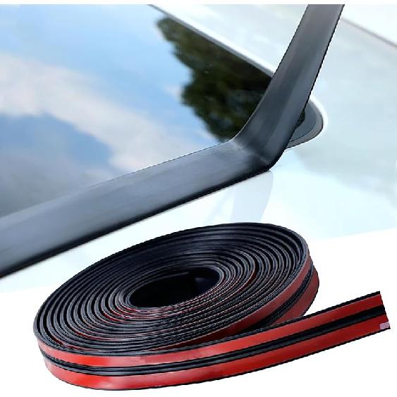 DOTAATDW Car Weather Stripping, 30Mm Windshield Rubber Seal For Car Front Rear Windshield Trim, Rubber Adhesive T Shape Sunroof Seal Cover Leak Sound