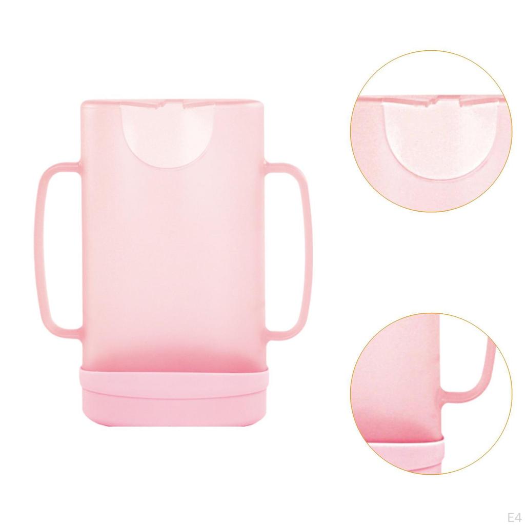 Pouch Holder Easy Grip Handles Compact No Mess Lightweight, Anti Spill Food Juice Box