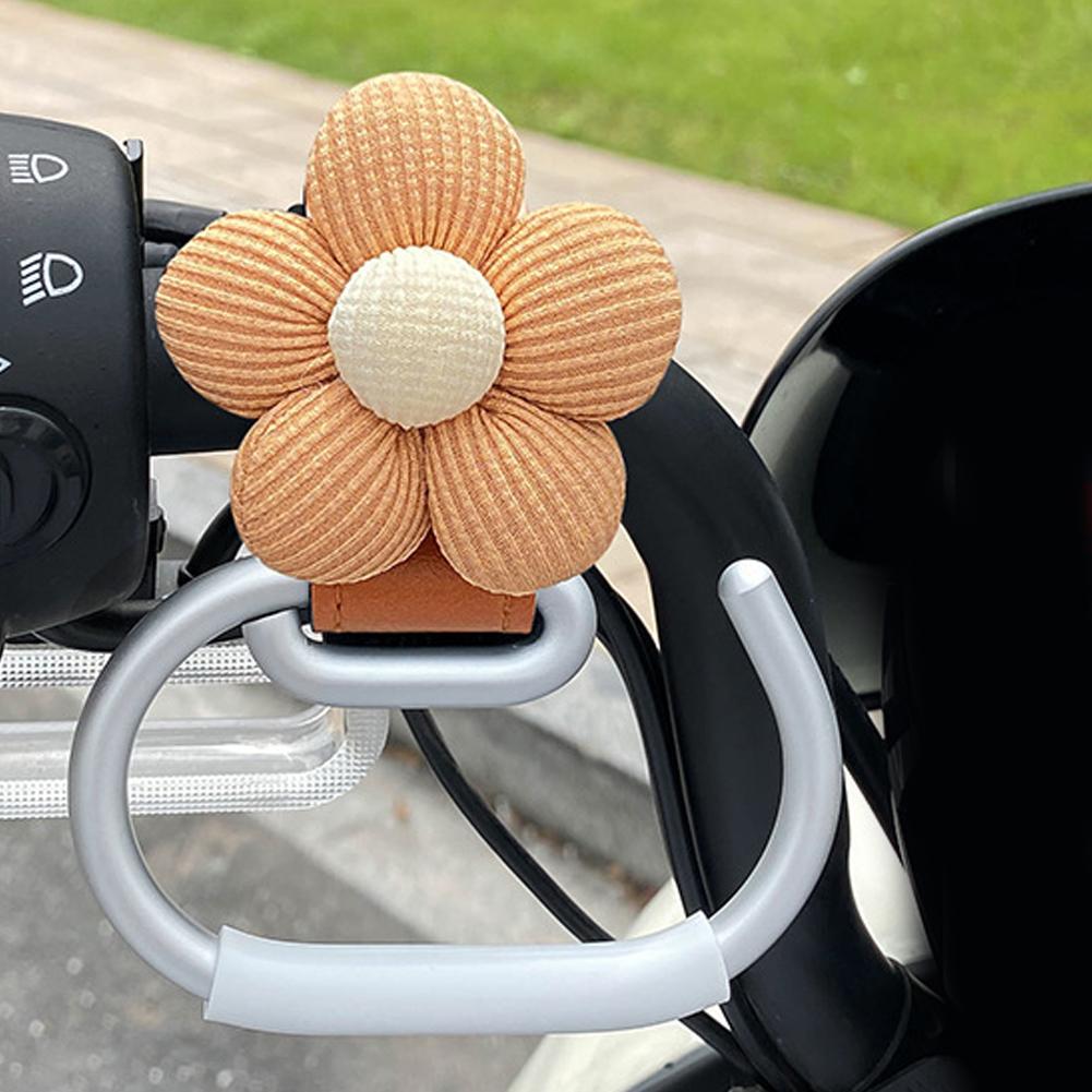 Aluminiumlegierung Motorrad Lenker Haken Helm Aufbewahrung Gepäcktasche Aufhänger Halter mit Blume Für Fahrrad Roller Elektrofahrrad