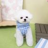 New Cute Grid Pet Dog Clothes Cat Clothes with Warm Jacket Puppy Clothes Vest Pet Supplies Thickened Teddy Bear Coat Winter