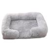 Plush Round Pet Bed for Dogs & Cats - Winter Dog Mat