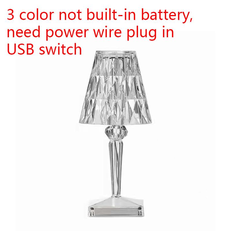 Diamant Tisch Lampe Licht Luxus Kreative Schlafzimmer Nacht Atmosphäre Nacht Licht Dekoration Kristall Kleine Tisch Lampe