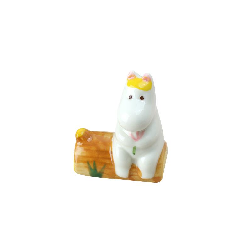 Cute Cartoon Nail Art Pen & Brush Holder - Hippo, Watermelon, Banana Design