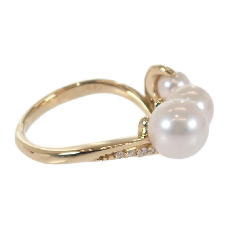 STAR JEWELRY #13(JP Size) Ring K18 Yellow gold/Pearl Women
