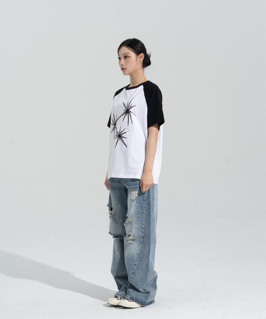 Peijeuhwaiteu [Phase_5] Flare Raglan Shortsleeves _White / 8802026-St20