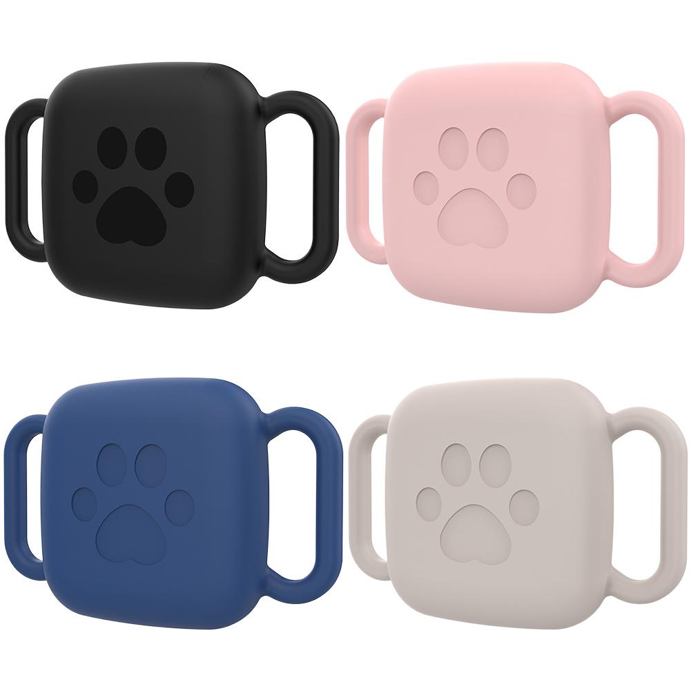 2 Pack Silicone Case for Tile Mate 2025 2025 Holder Case Protective Cover Sleeve Sturdy Secure Tag Holder for Pet Dog Cat Collar