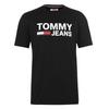 Tommy Jeans Mens Cropped Logo T-Shirt