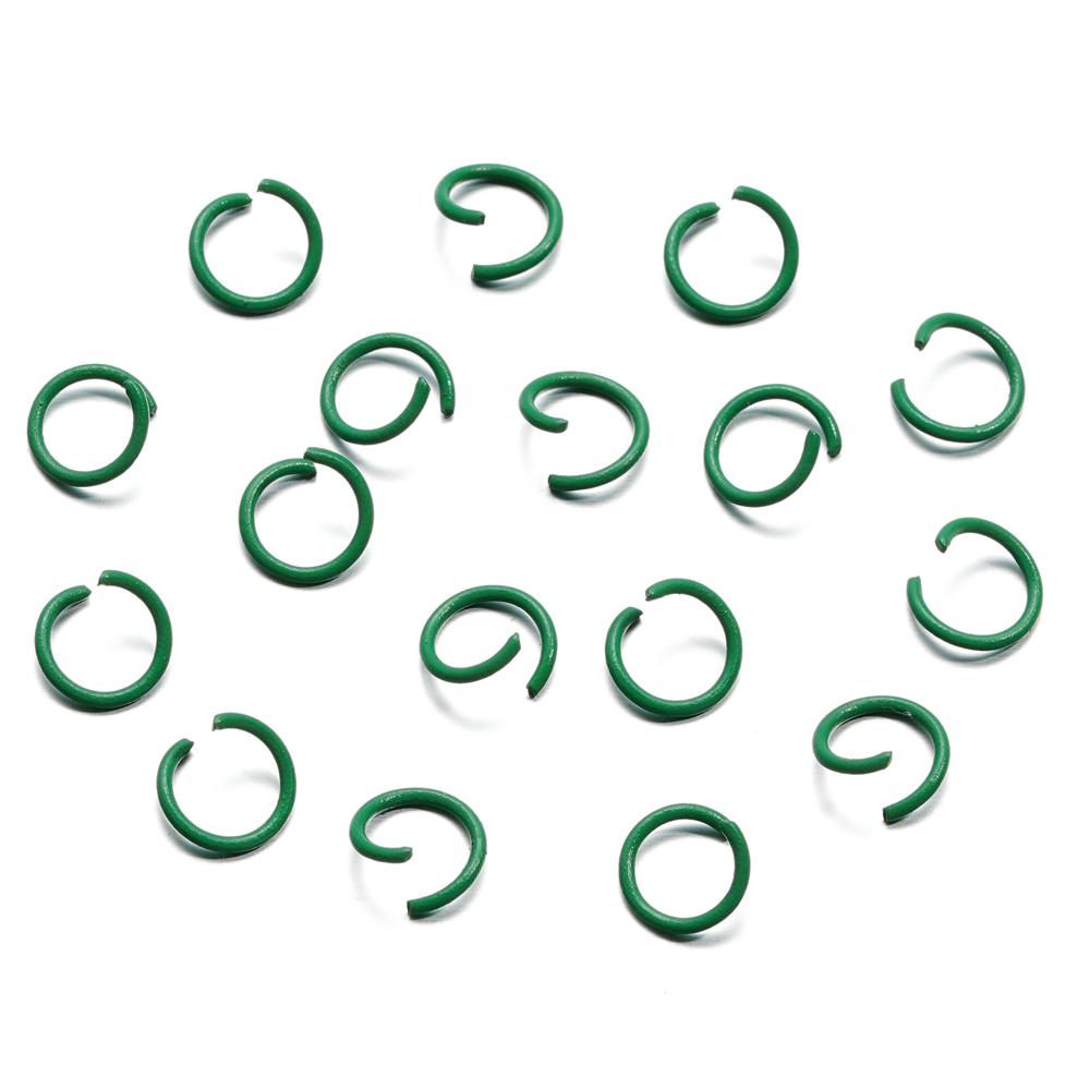 100Pcs 1.2x10mm Colorful Open Jump Rings Split Jump Ring Connector For Jewelry Making DIY Bracelet Necklace Earring Accessories