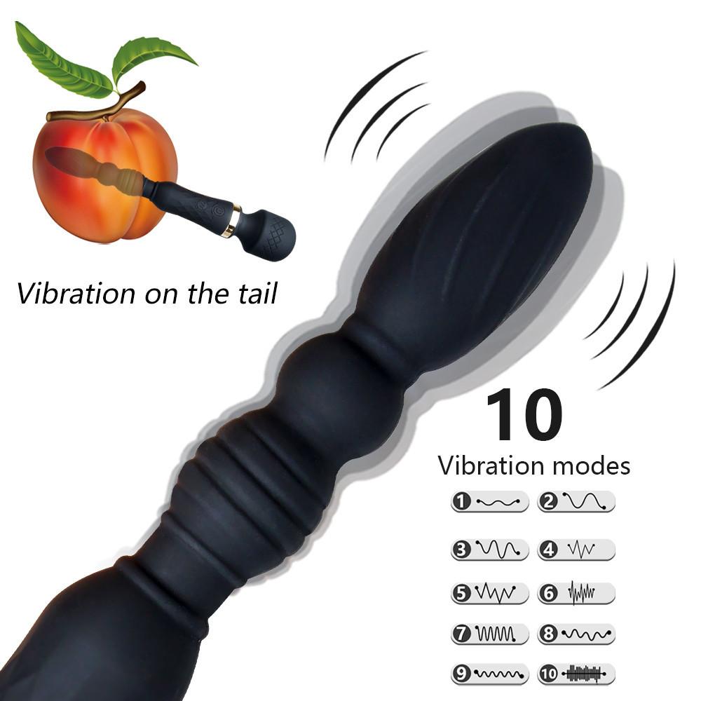 Výkonný Dildo Vibrátor AV Magic Wand Masážní přístroj G-Spot Sexuální hračka pro ženy Stimulátor klitorisu pro páry Zboží pro dospělé