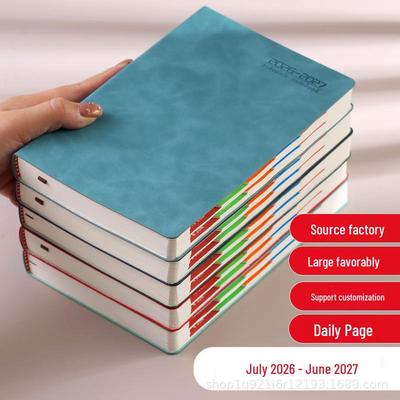 Planificador Simple A5: Libro de Horario Diario y Calendario con Opción de Logo Personalizado