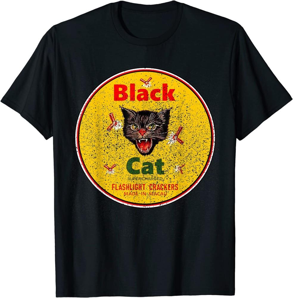 Black Cat Firecrackers Tee T-Shirt