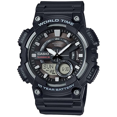 

Casio Watch, Casio Collection Standard (Old Model) AEQ-110W-1AJF, Men s, Black