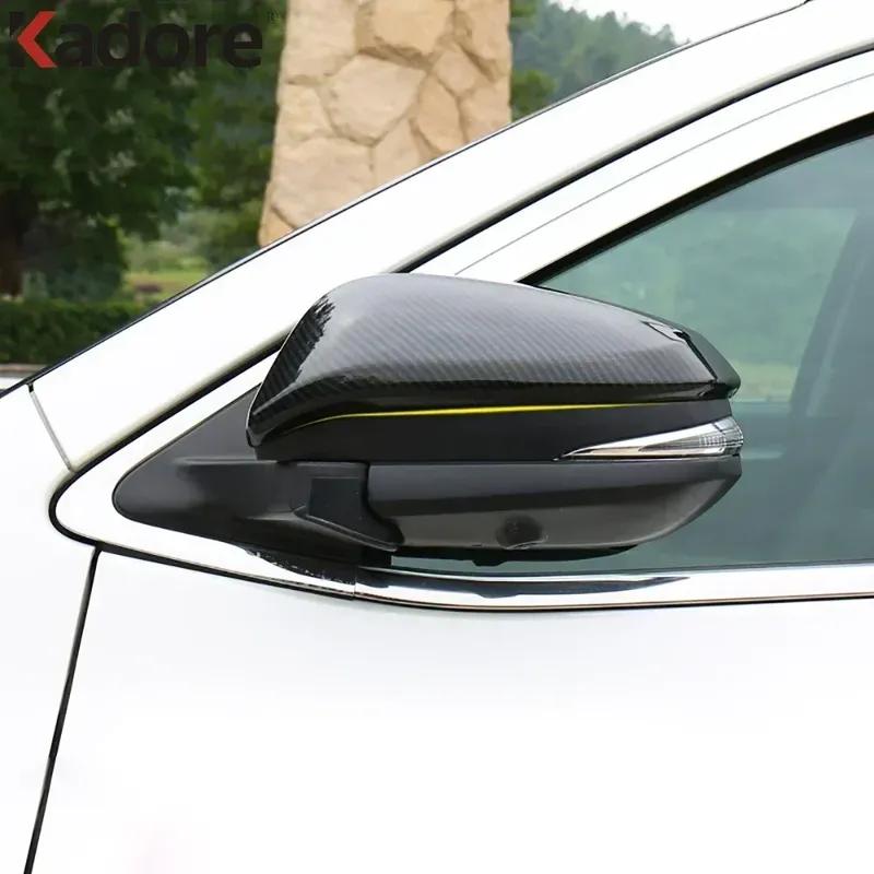 For Toyota Venza Harrier -  2024 2025 Carbon Fiber Car Rearview Mirror Cover Trim Side Wing Mirrors Cap Accessories