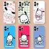Cute P-Pochacco Transparent Soft Phone Case For iPhone 15 12 14 16 17 13 Plus 11 Pro Max 13 Pro