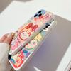 Cartoon Couple Doodle 15 Suitable for IPhone 13 Promax IPhone Case 14 Invisible Bracket 16 Soft Cover XR