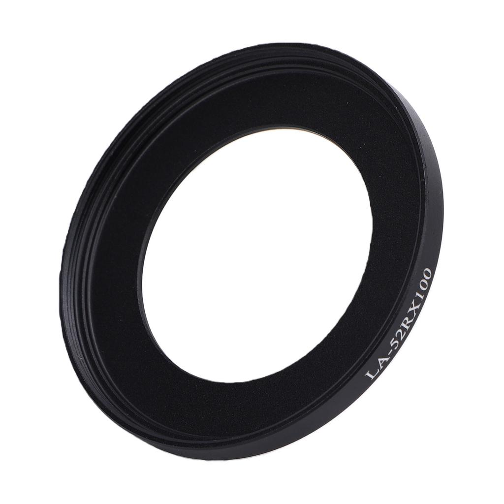 Camera Lens Filter Adapter Ring Fit for RX100 ZV1 M5A M4 M3 M2 M 52mm Camera Lens Adapter Ring Accessory with Lens Cap