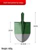 Manganese Steel Gardening Shovel - Heavy-Duty Iron Square/Pointed Head for Planting & Digging