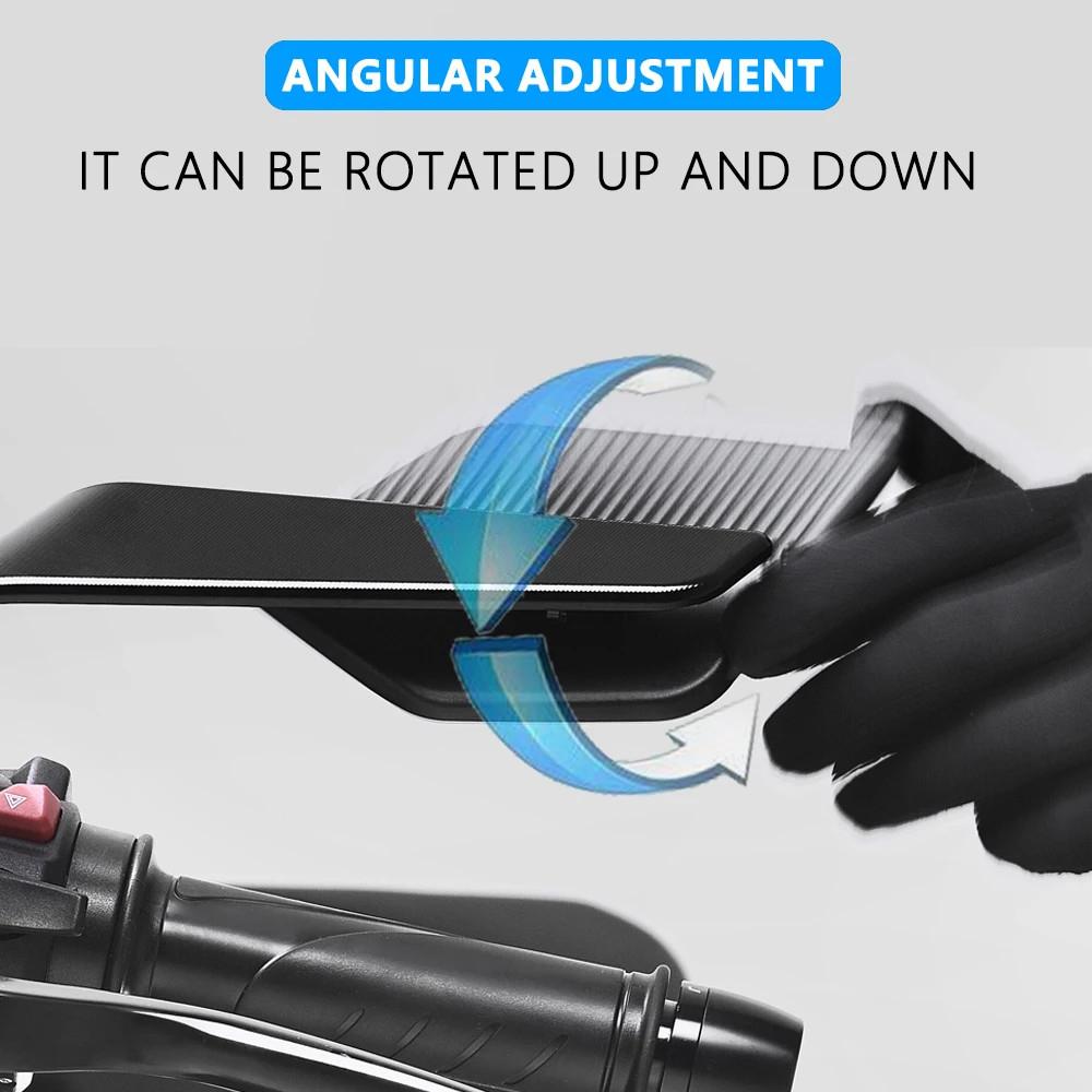 1 Pair Motorcycle 360° Rotation Side Rearview Mirror Fit For Honda CB650R CB650F