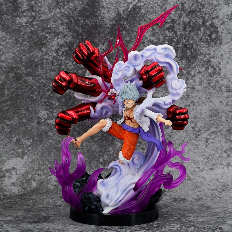 

Anime One Piece Model Sun God Gear Fifth Nika Luffy PVC Toy Gift