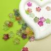 Acrylic Gold-Edged Cherry Blossom Petals 19mm - Gradient DIY Headdress Accessories