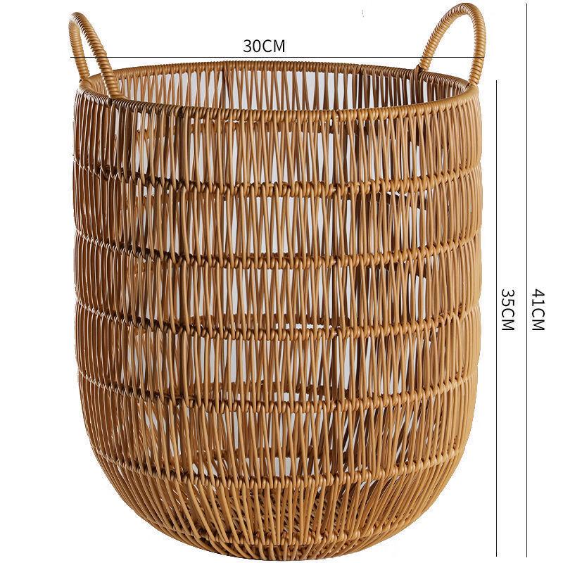 Handun Imitation Rattan Storage Basket 30x35CM