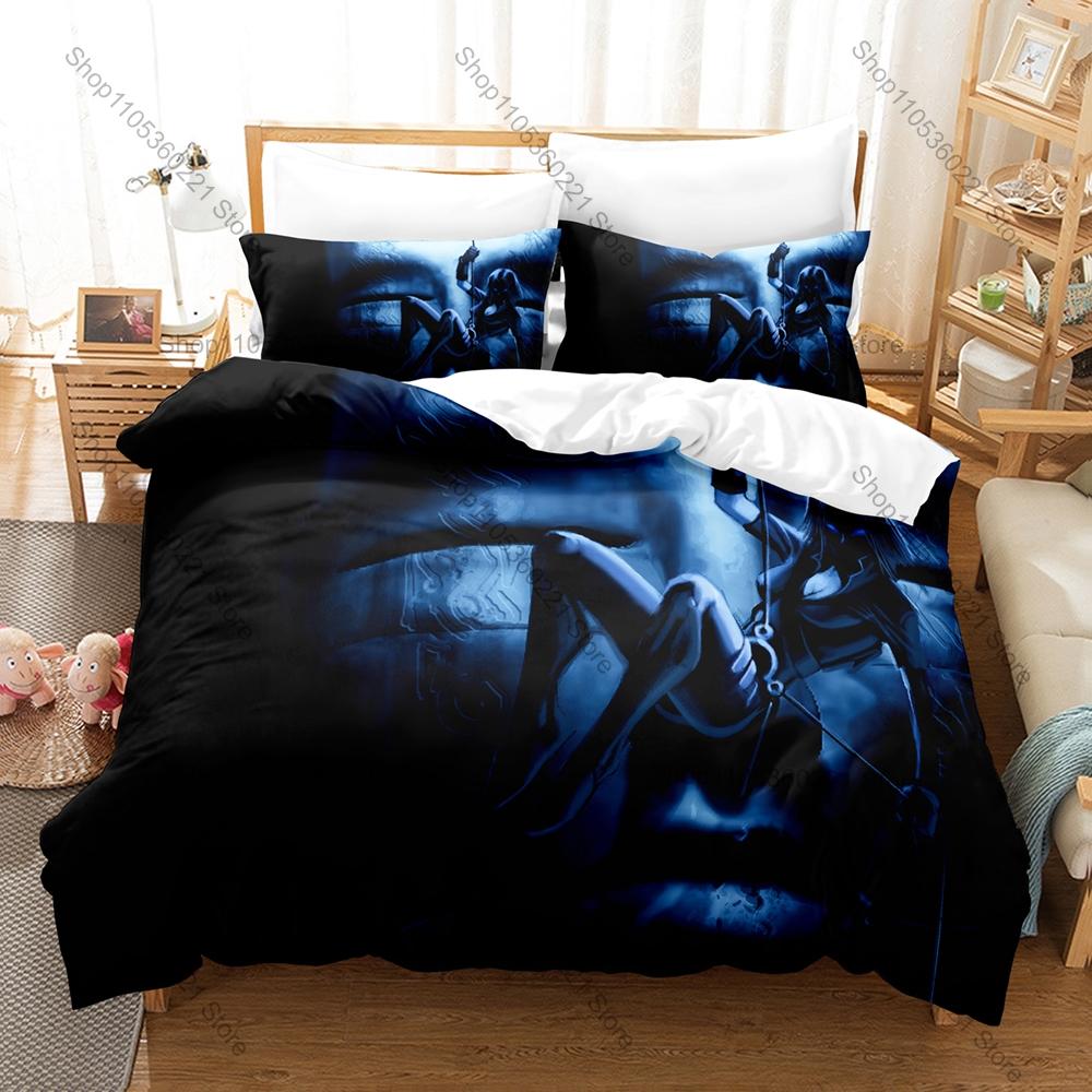 Stolen Anya Romanov Futuristic Cat Burglar Forge City Stealth Action Game HD Print Bedding Set Duvet Cover + 2 Pillowcases
