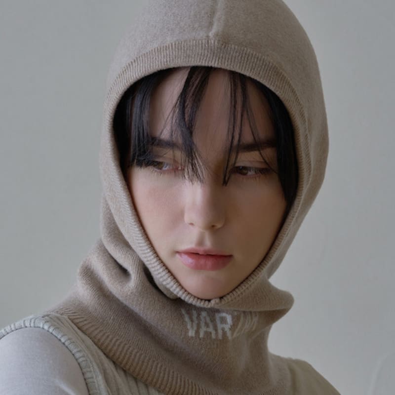 

VARZAR Лого Вязаный Балаклава_3 цвета 1171_Black