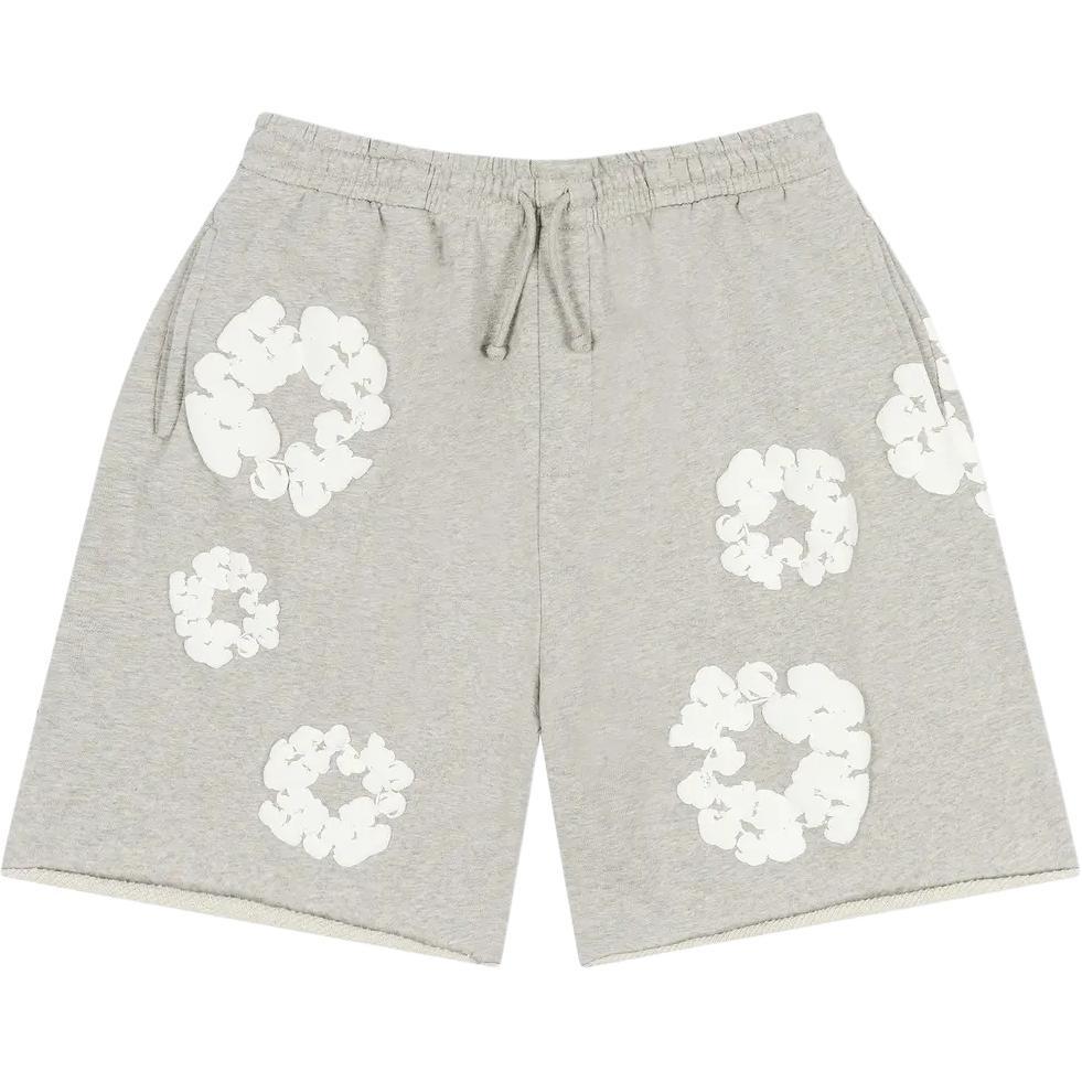 Denim Tears Cotton Wreath Sweatshorts `Grey`