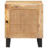 Nightstand Natural 40 X 33 X 46 Cm