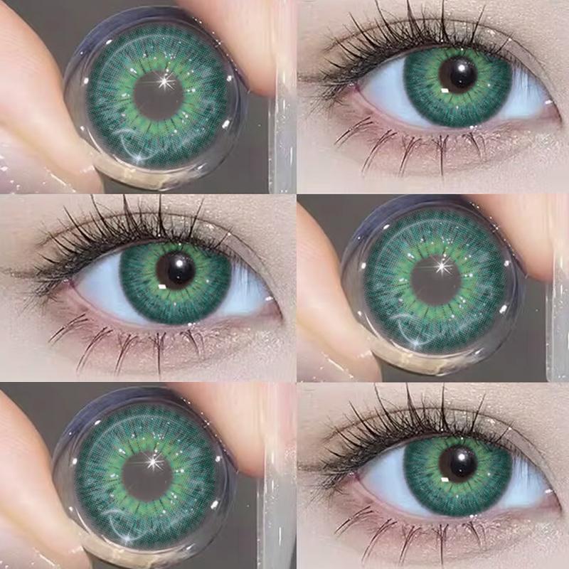EYESHARE NEW Colored Contact Lenses for Eyes Brown Lenses Cosmetic Blue Eye Contacts Brown Natural Fashion Lenses