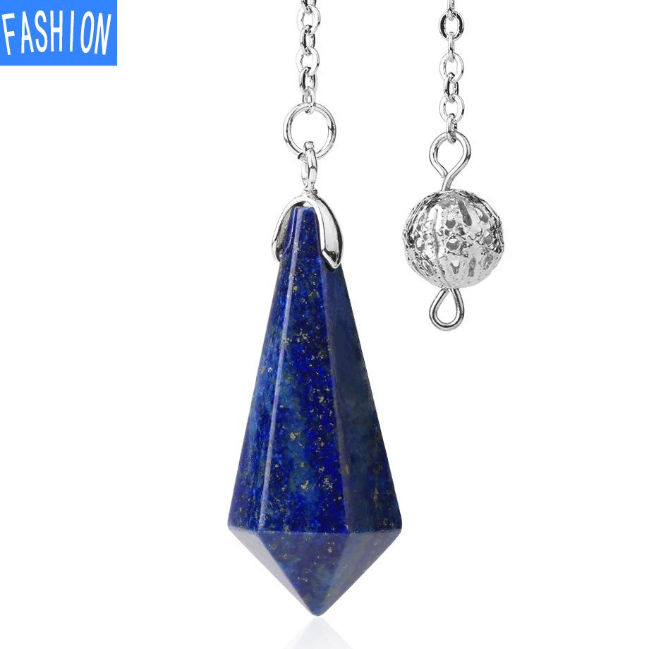 Hexagonal Smart Pendulum Pendant Natural Crystal Ornament Decoration