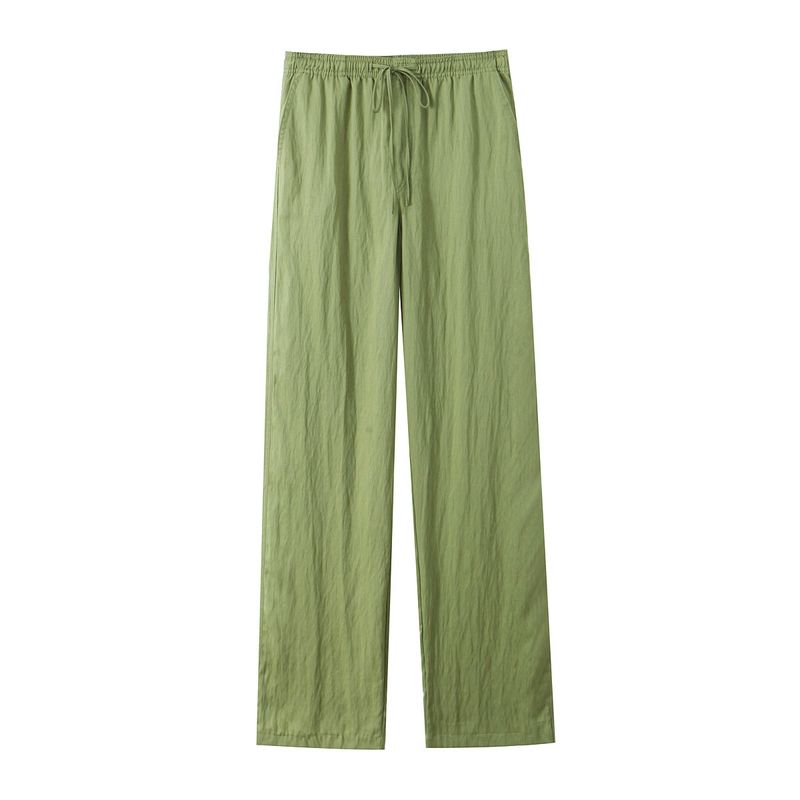 Kaslead Women's Clothing Fashion Casual Versatile Trousers