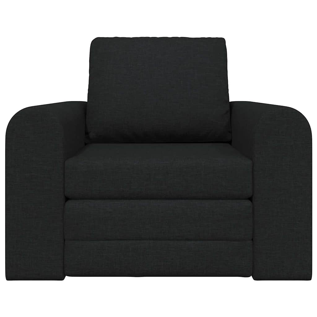 Black Sleeper Sofa 98 x 71 x 83 cm Fabric