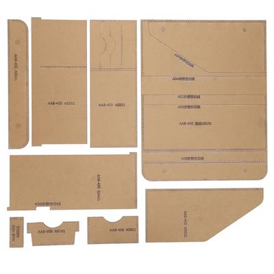 Acrylic Template Kit Transparent Clear Handbag HandMade DIY Making Tool AAB 450