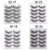 Makeup Tools Wispy Thick Cross False Eyelashes Natural Long  Eye Lash Extension 3D Soft Mink Hair