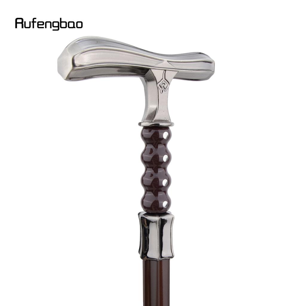 Silver Flower Walking Stick Decorative Vampire Cospaly Vintage Party Fashionable Walking Cane Halloween Crosier 93cm