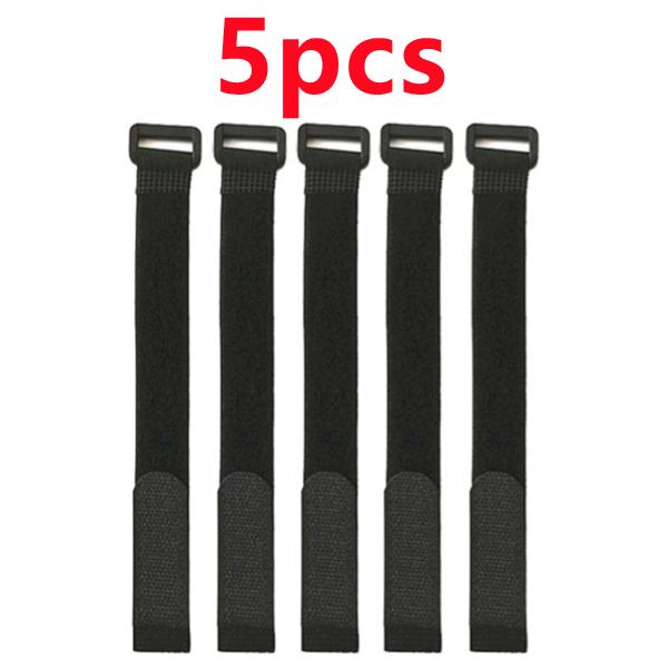 5/10 Stück Angelruten-Haltergurte Klettbänder Befestigung Haken Klettverschluss Kabelbinder Gürtel Angelzubehör