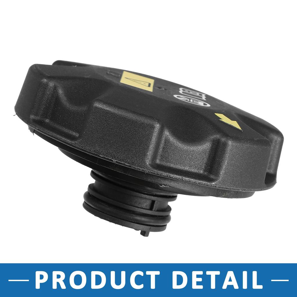 A ABSOPRO Car Radiator Tank Cap Fits B MW 545i 2004-2005 Plastic Black
