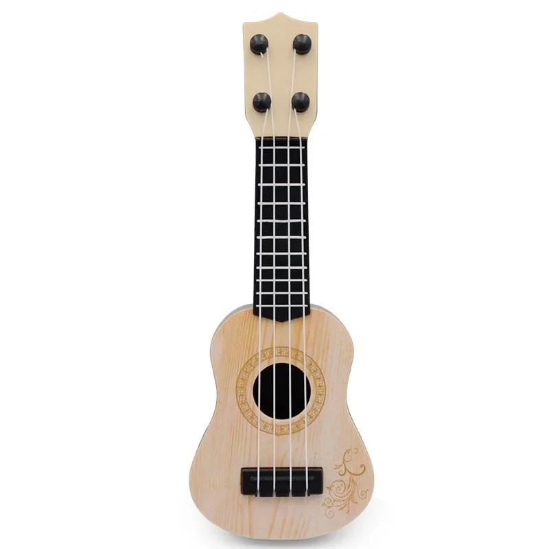 Miniaturowa zabawka ukulele gitara poprawiająca umiejętności klasyczny wczesny edukacyjny instrument muzyczny dla chłopców dziewcząt dzieci prezenty świąteczne dla niemowląt