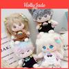 20cm Cotton Doll Plush Toy With Interchangeable Outfits White Car Overalls