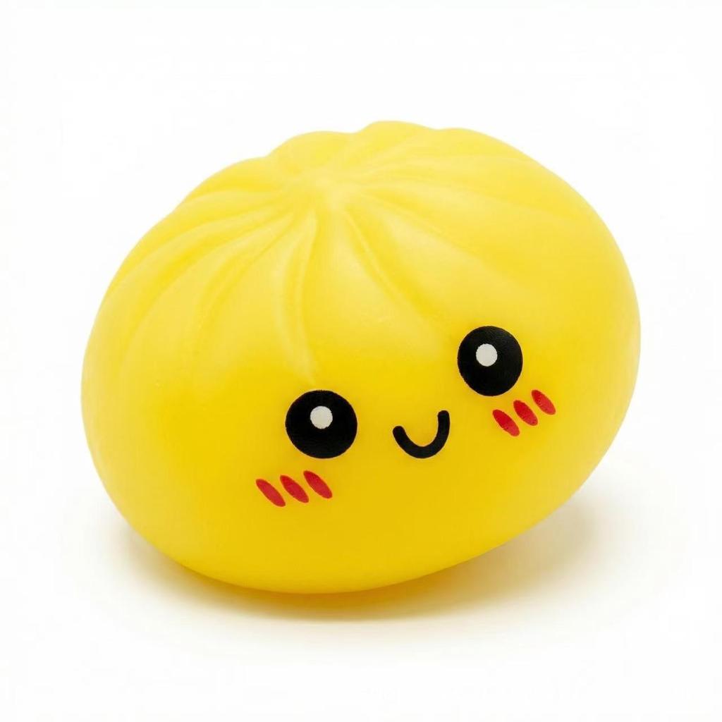 Unzip Blind Box Cartoon Expression Bun - Decompression Toy Xiaolongbao & Fried Dough Stick