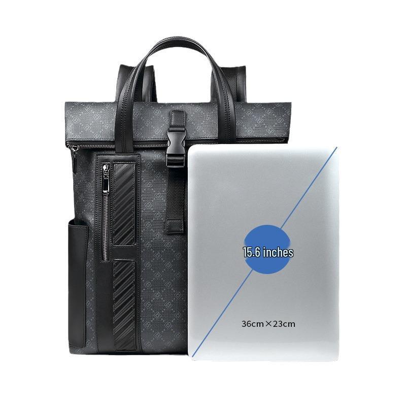Men's Fashion Lightweight 15.6" Laptop Backpack with Large Capacity and Printed Design