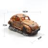 Fish Tank Decoration Ornaments Resin Simulation Car Wreck Oxygenation Pump Aquarium Landscaping Ornaments