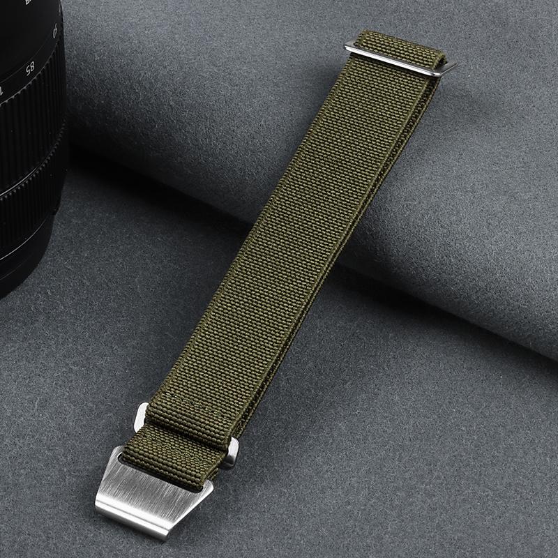 18mm 20mm 22mm Nylon Strap for Amazfit Men Bracelet for Samsung Galaxy 3 Troops Parachute Backpack Watctband Canvas Nylon Band
