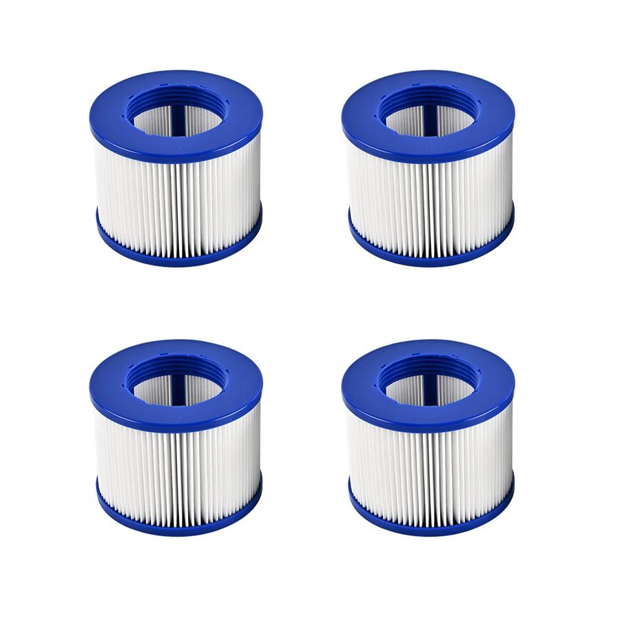 1/2/4/6PCS Type VI Spa Filter Cartridge 10x7.7cm Screw-In Replacement Filter for Selected Hot Tubs Inflatable Spa Pools