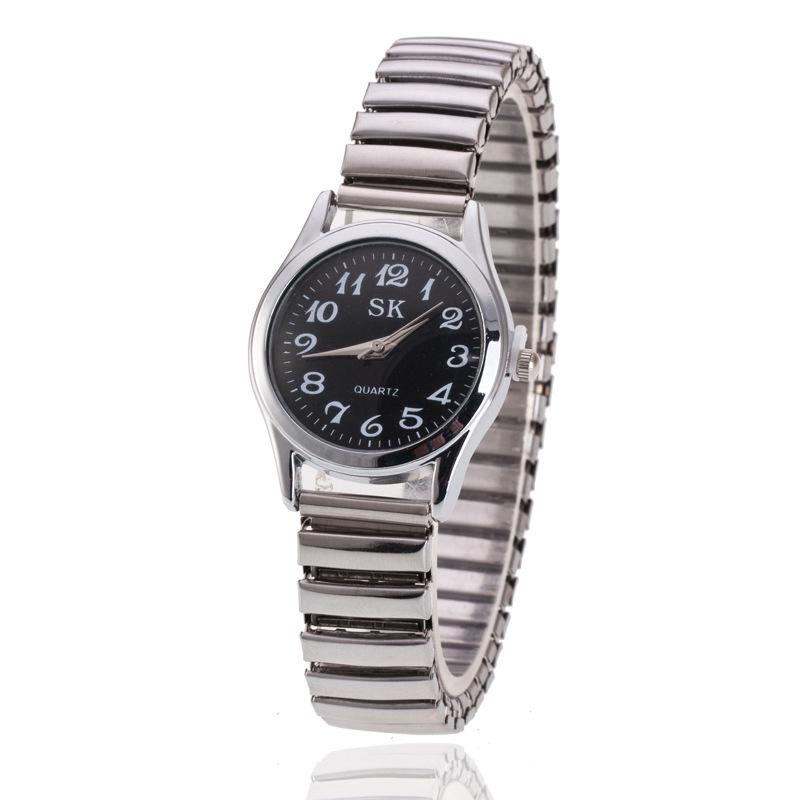 Digital Senior Watch with Spring Band and Simple Scale